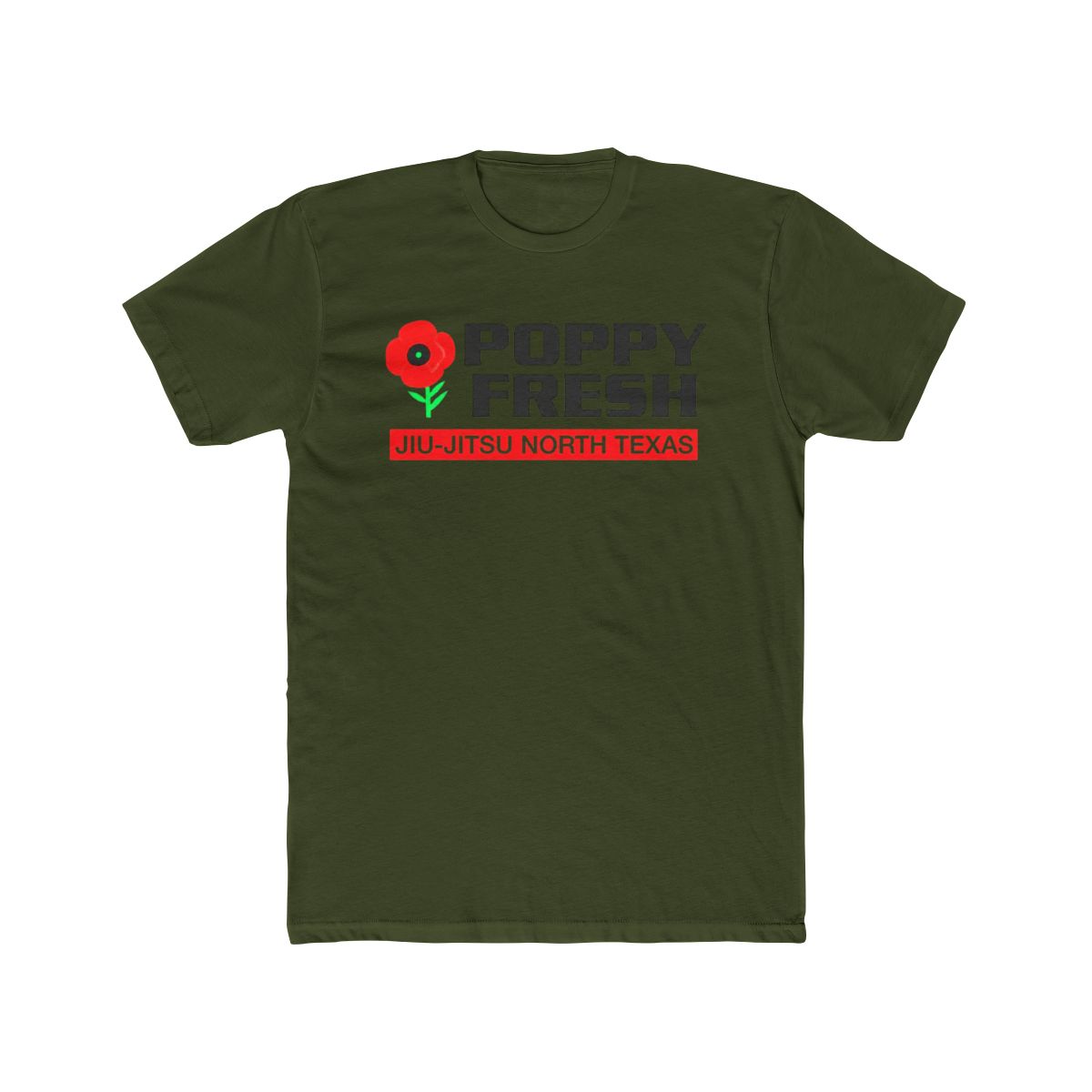 Poppy Fresh Logo Short Sleeve Shirt | Daisy Fresh - alternate angle 4, merchandise